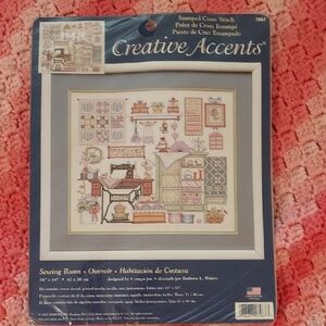Sewing Room Cross Stitch Kit - Multicolor